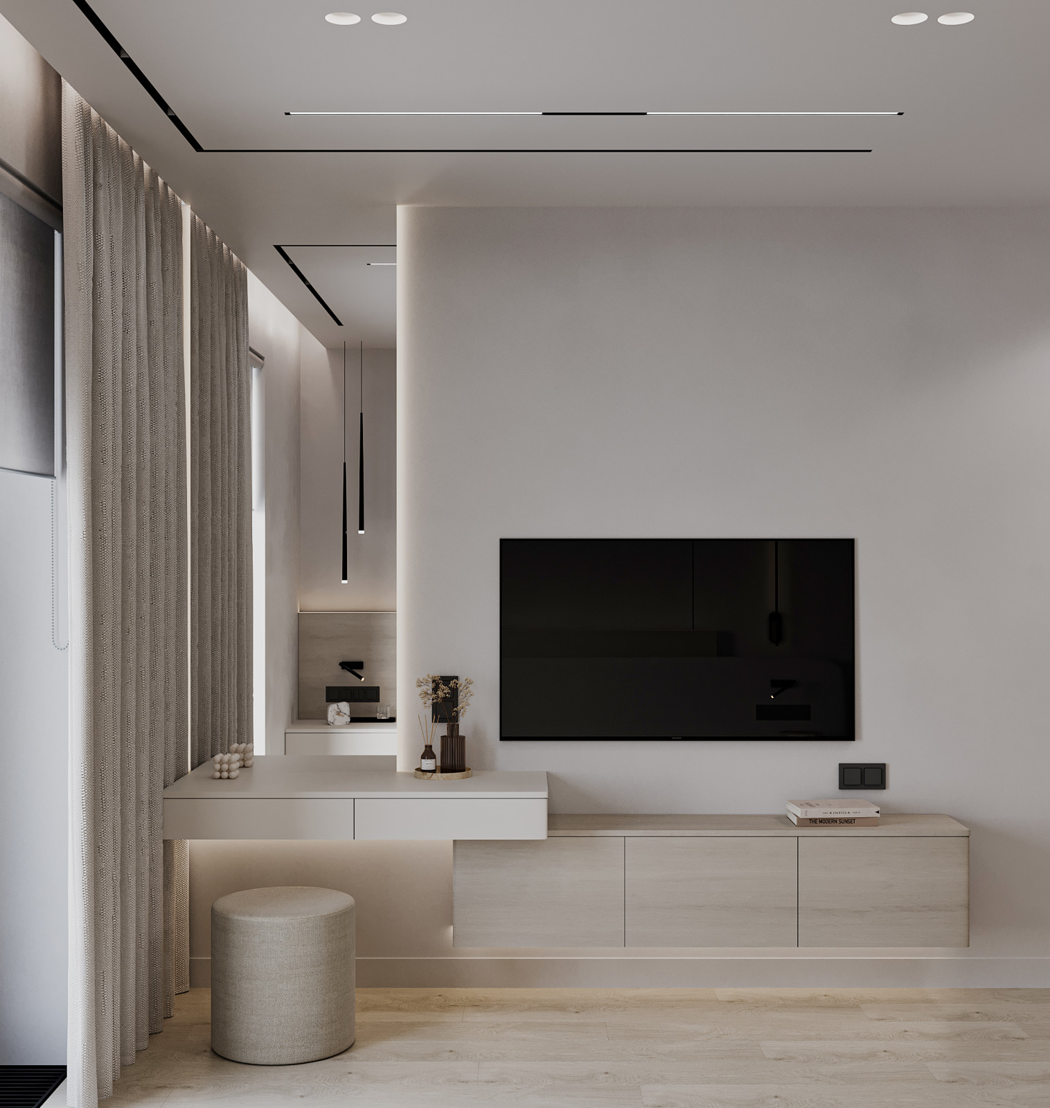 Проект оформления интерьера квартиры 90 кв.м.