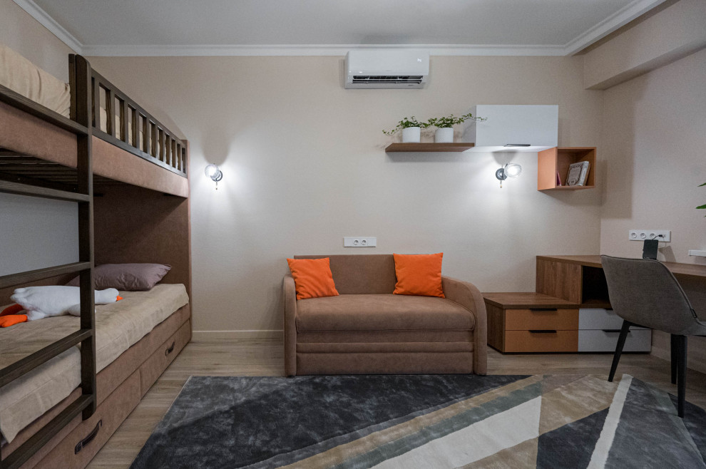 Комната для подростков. Визуализация & Реализация