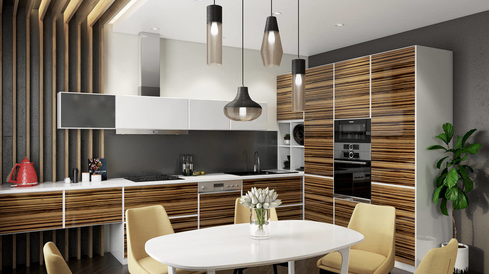 Дизайн интерьера кухни-гостиной