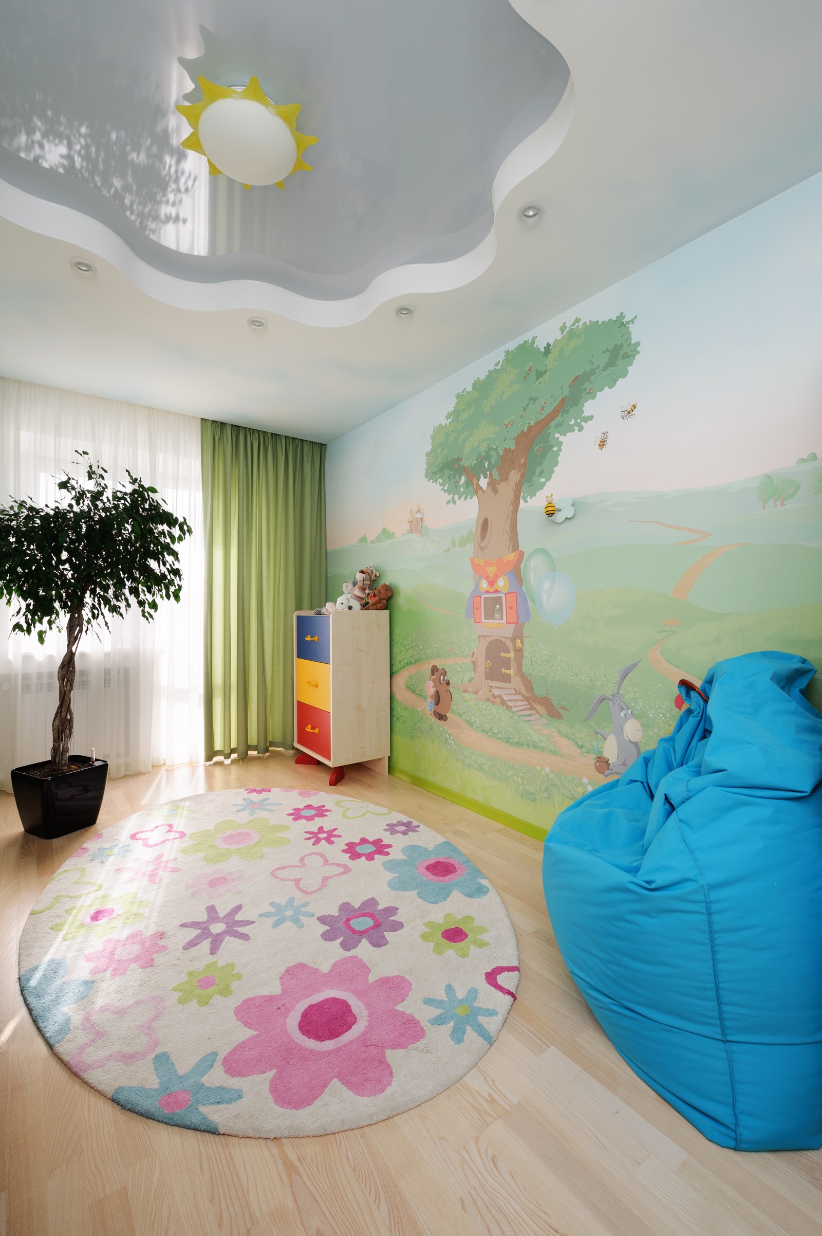 Интерьер четырехкомнатной квартиры