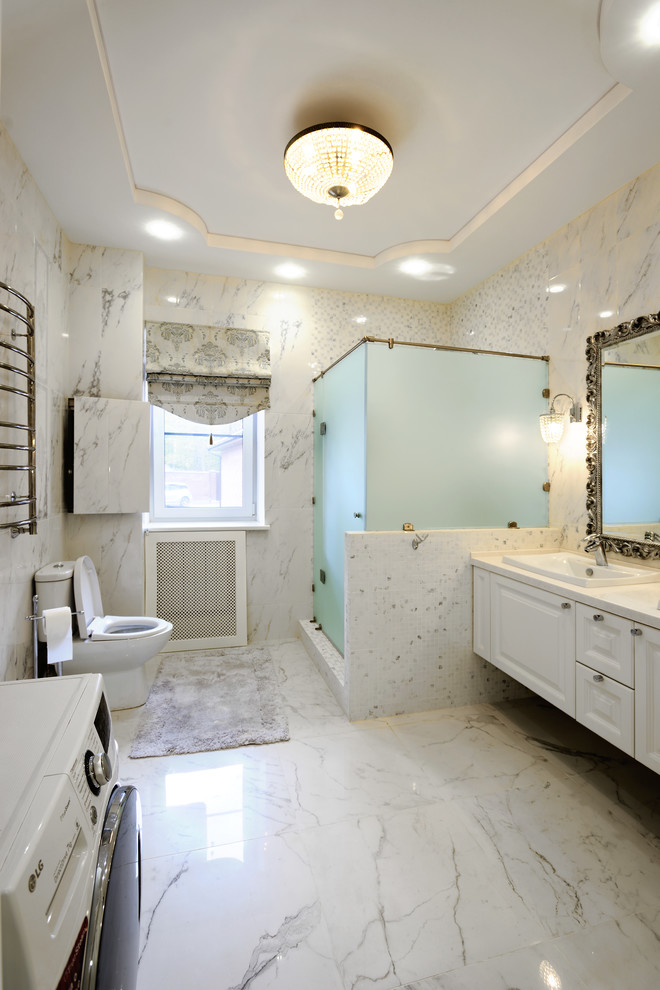 Интерьер загородного дома в классическом стиле 240м2