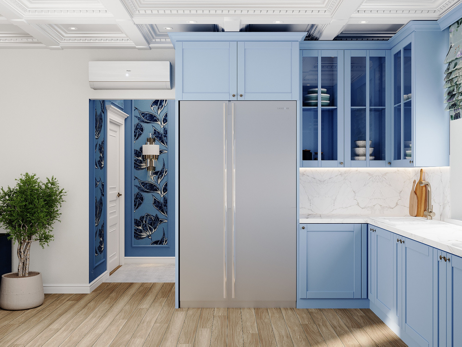 Дизайн-проект дома у моря в стиле нео-классика