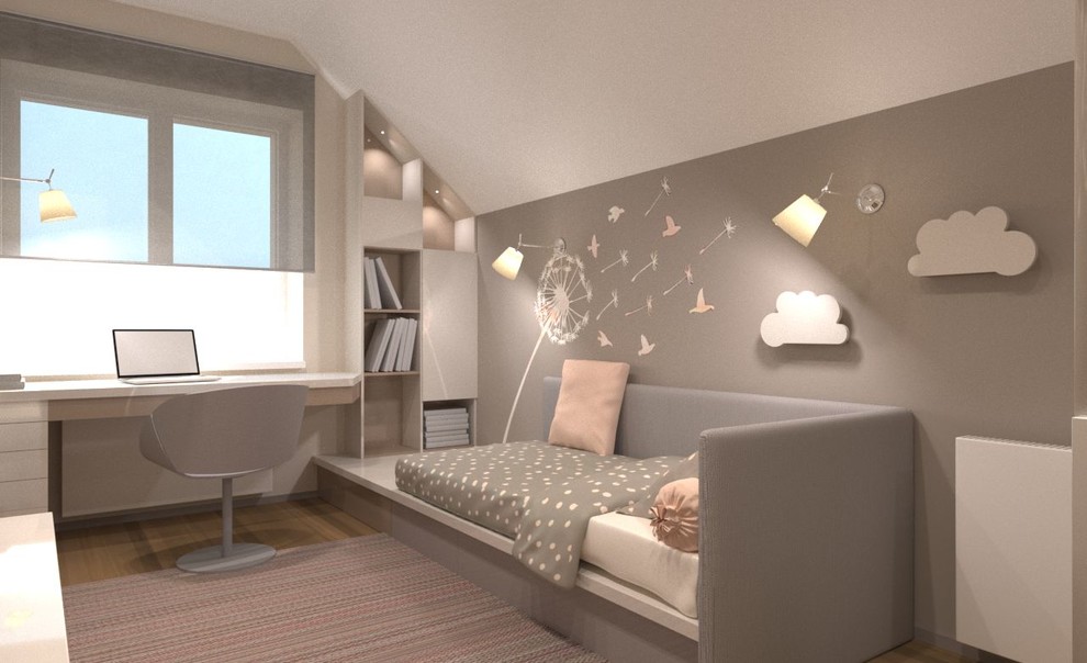 Интерьер коттеджа в современном стиле. 120 кв.м.