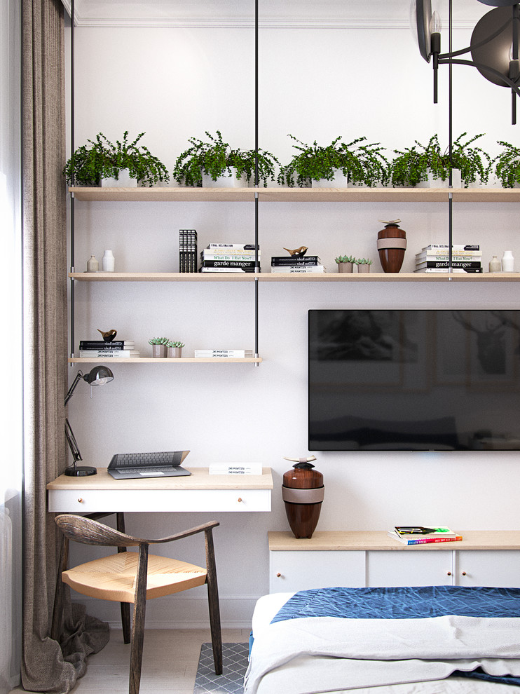 Спальня в скандинавском стиле