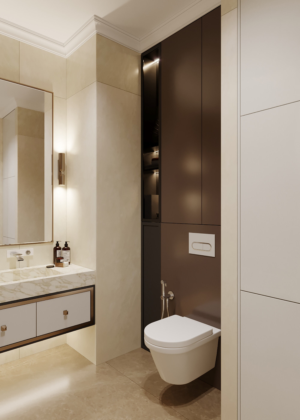 Ждановская 45. Мастер-ванная