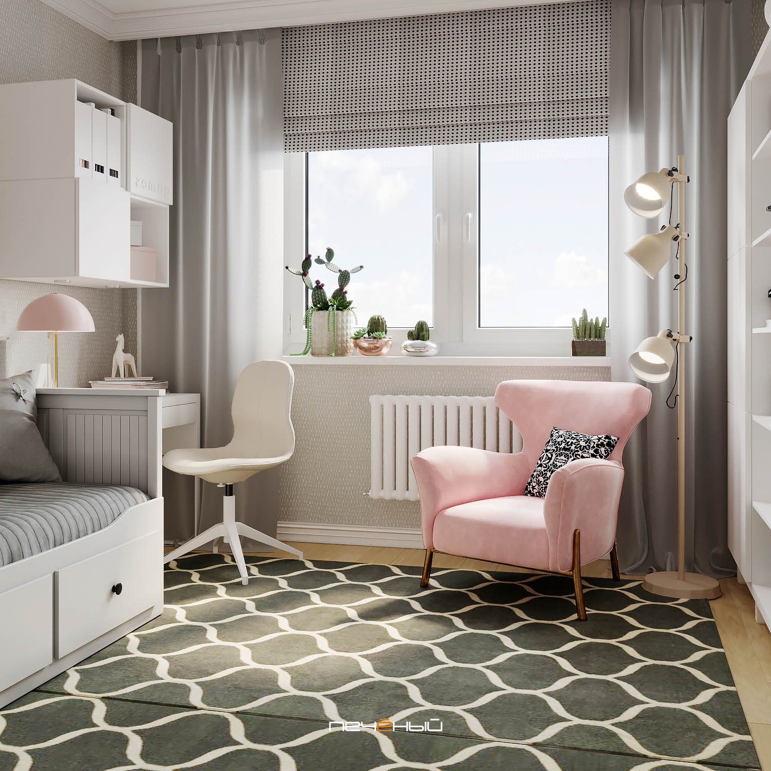 Двухкомнатная современная, уютная квартира