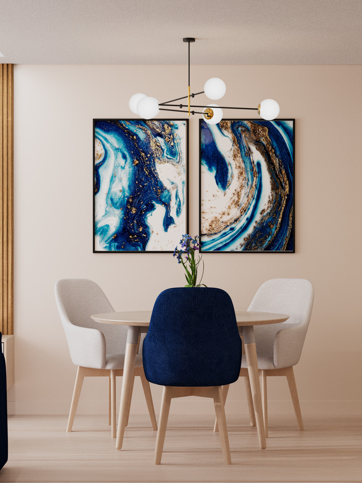 Обложка проекта: Однокомнатная квартира в смешанном стиле