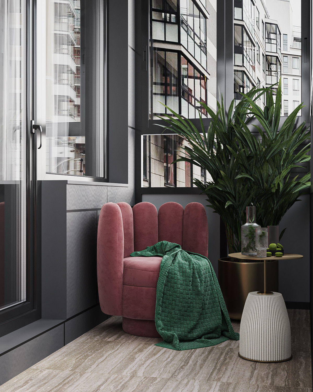 The rosebud. Дизайн-проект квартиры в ЖК "Skandi Klubb"