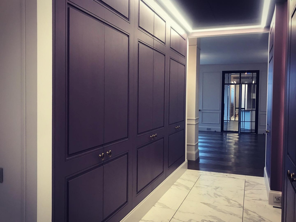 Гардеробная с подсветкой