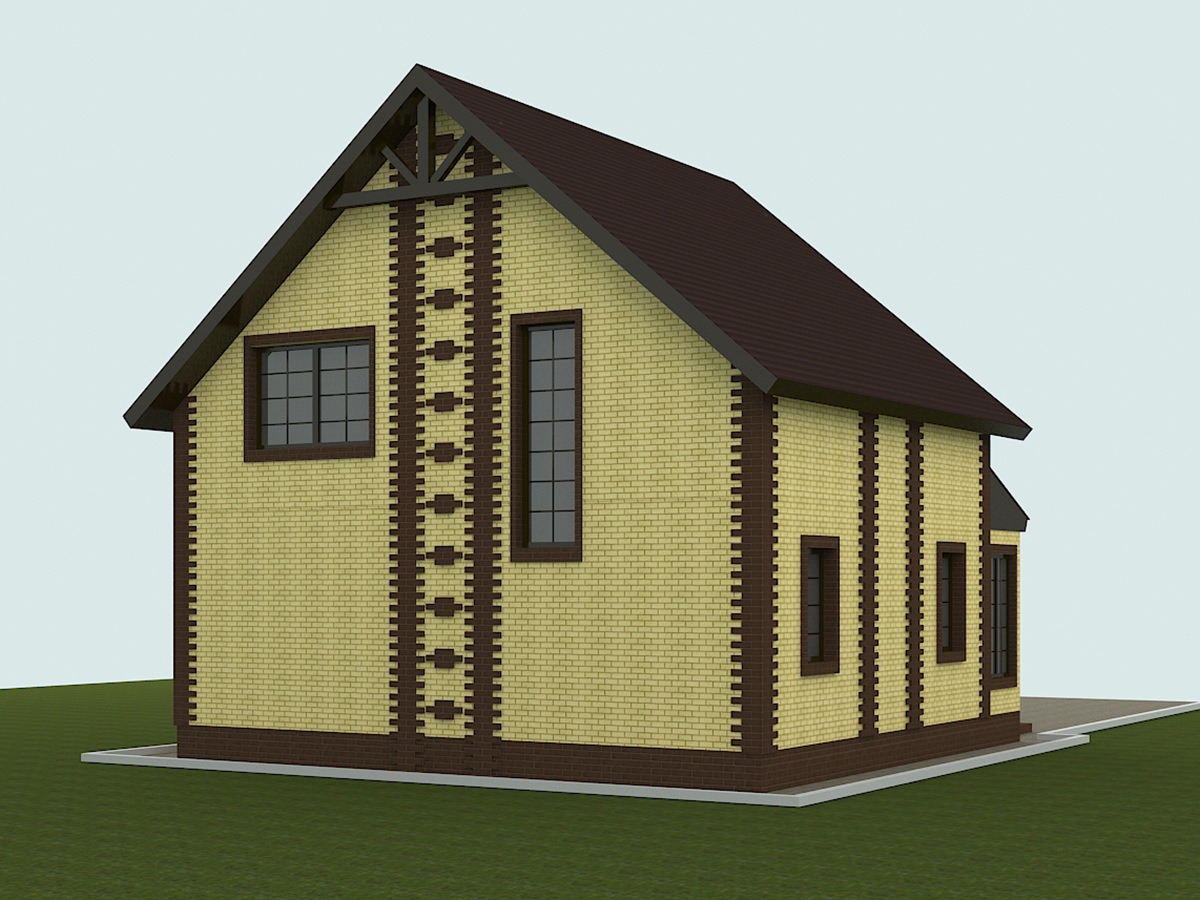 Проект дома с интерьером