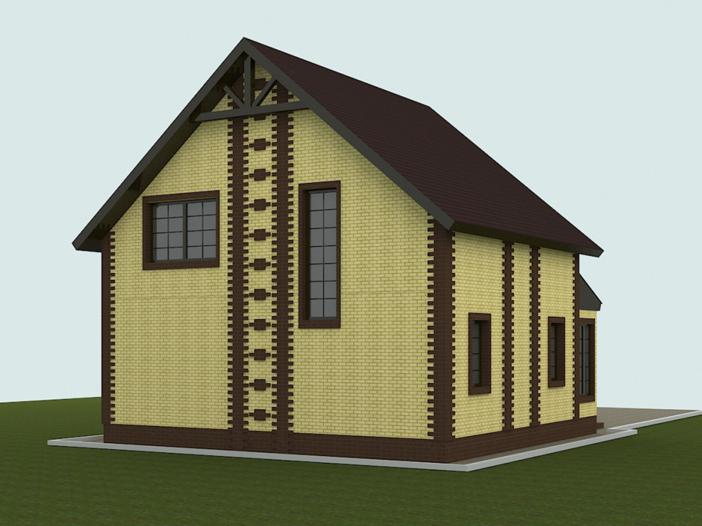 Проект дома с интерьером