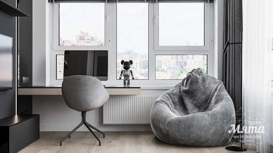 Проект квартиры для семьи из четырёх человек