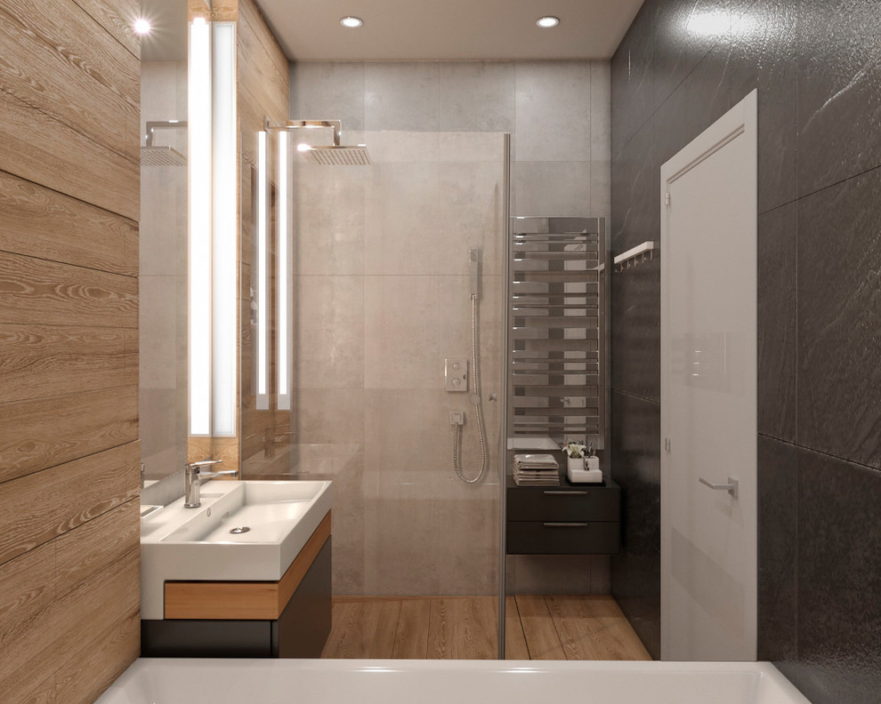 Дизайн интерьера квартиры в современном стиле в Екатеринбурге.