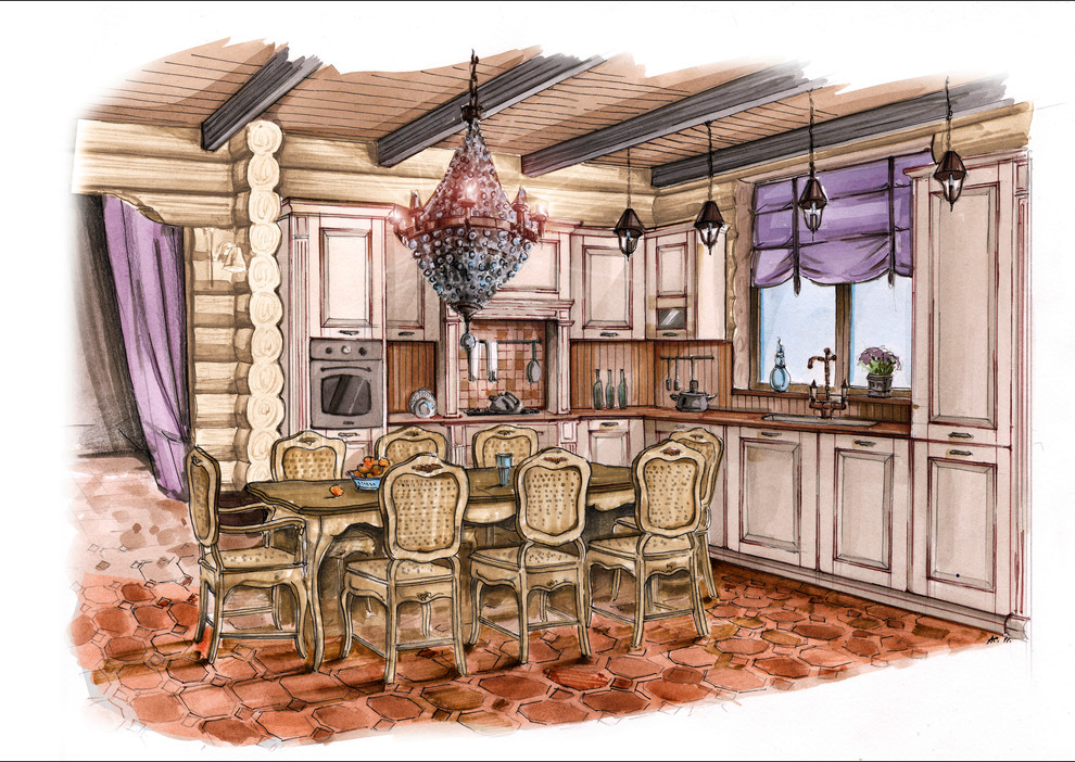 Houzz in Aprelevka, Moscow.