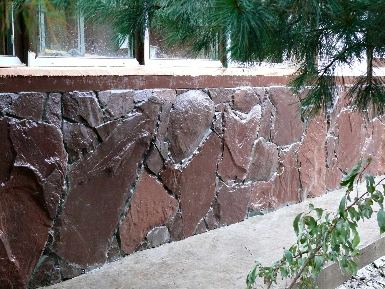 Облицовка фасадов песчаником