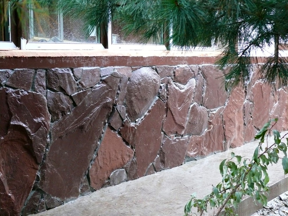 Облицовка фасадов песчаником