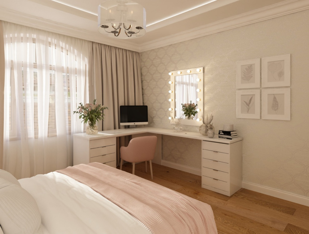 Работа над комнатой для молодой девушки