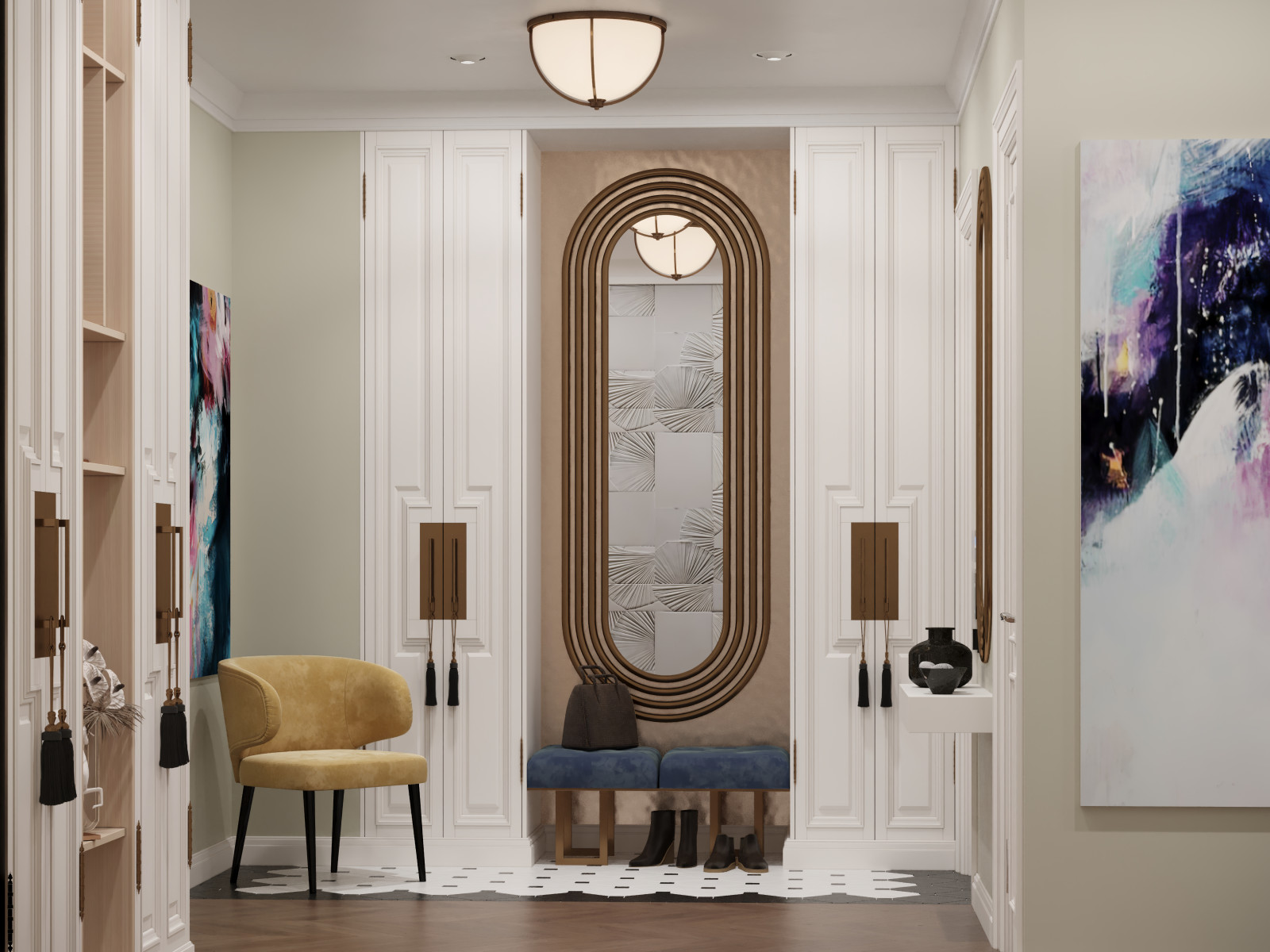 Двухкомнатная квартира в Американском стиле