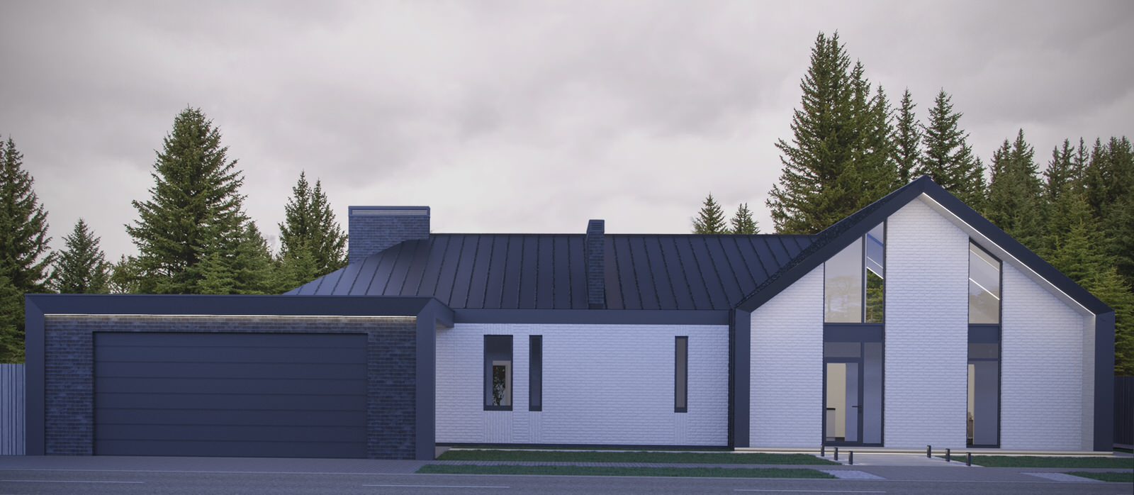 Дом в стиле BarnHouse (БарнХауз)