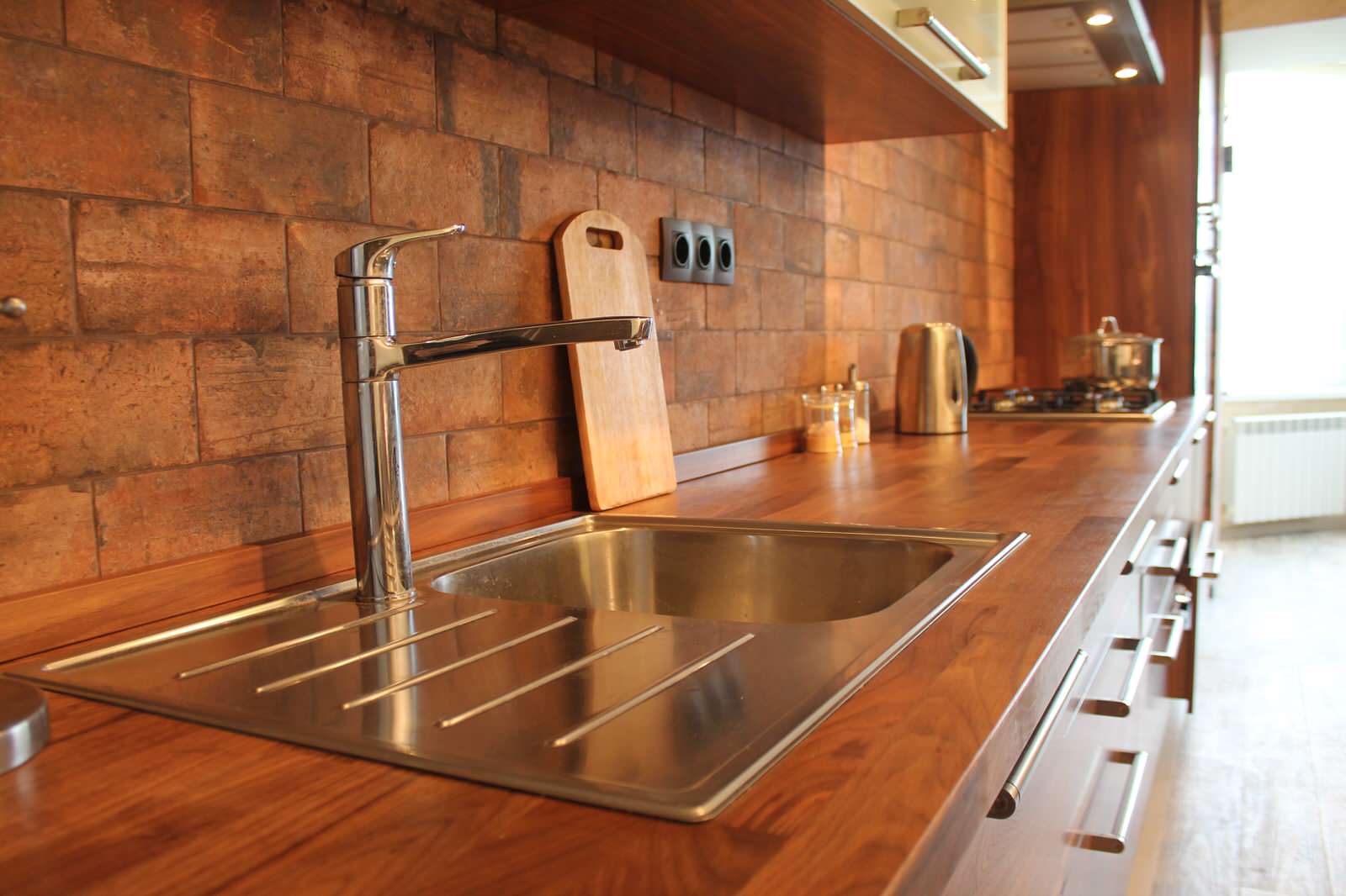 Кухня из американского ореха American walnut kitchen