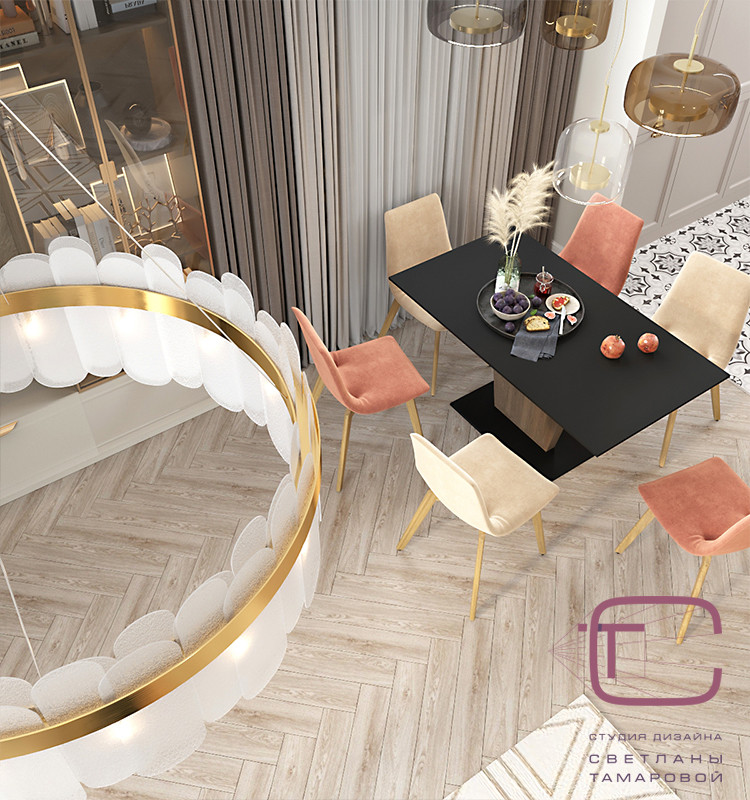 Интерьер частного дома в КП Заря-1