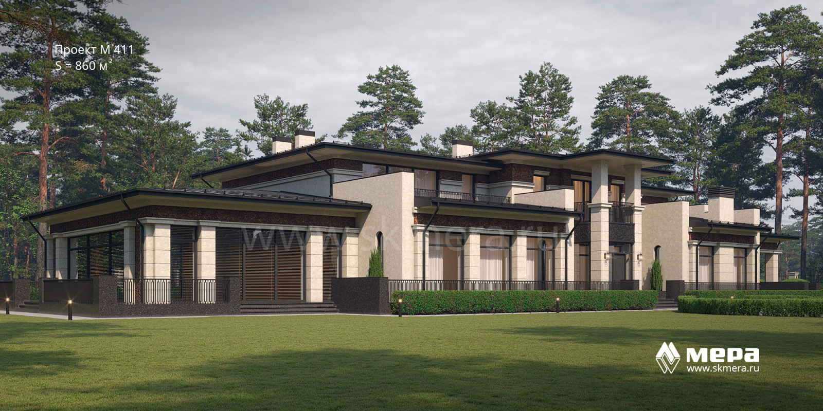 Проекты современных каменных домов