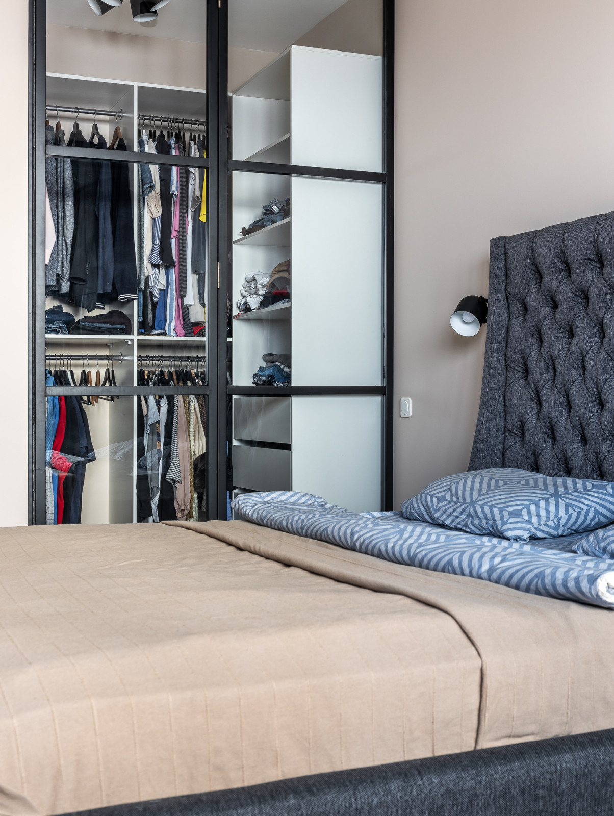 Спальня и гардероб