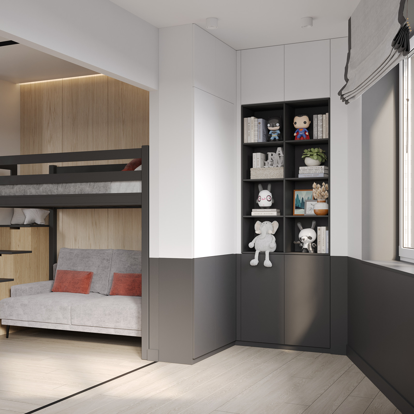 Дом "Лесной Остров". Детские комнаты