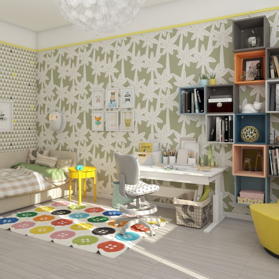 Квартира для молодой семьи в туманном настроении