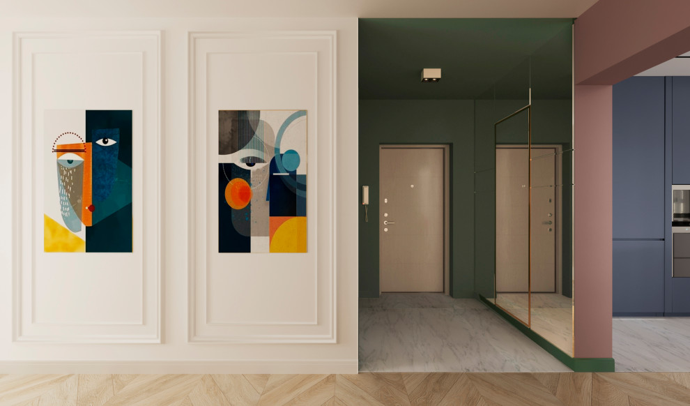 Квартира с яркими акцентами