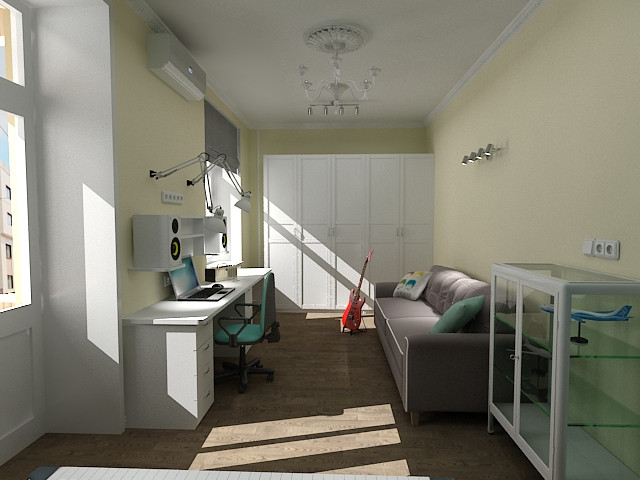 Дизайн-проект двухкомнатной квартиры