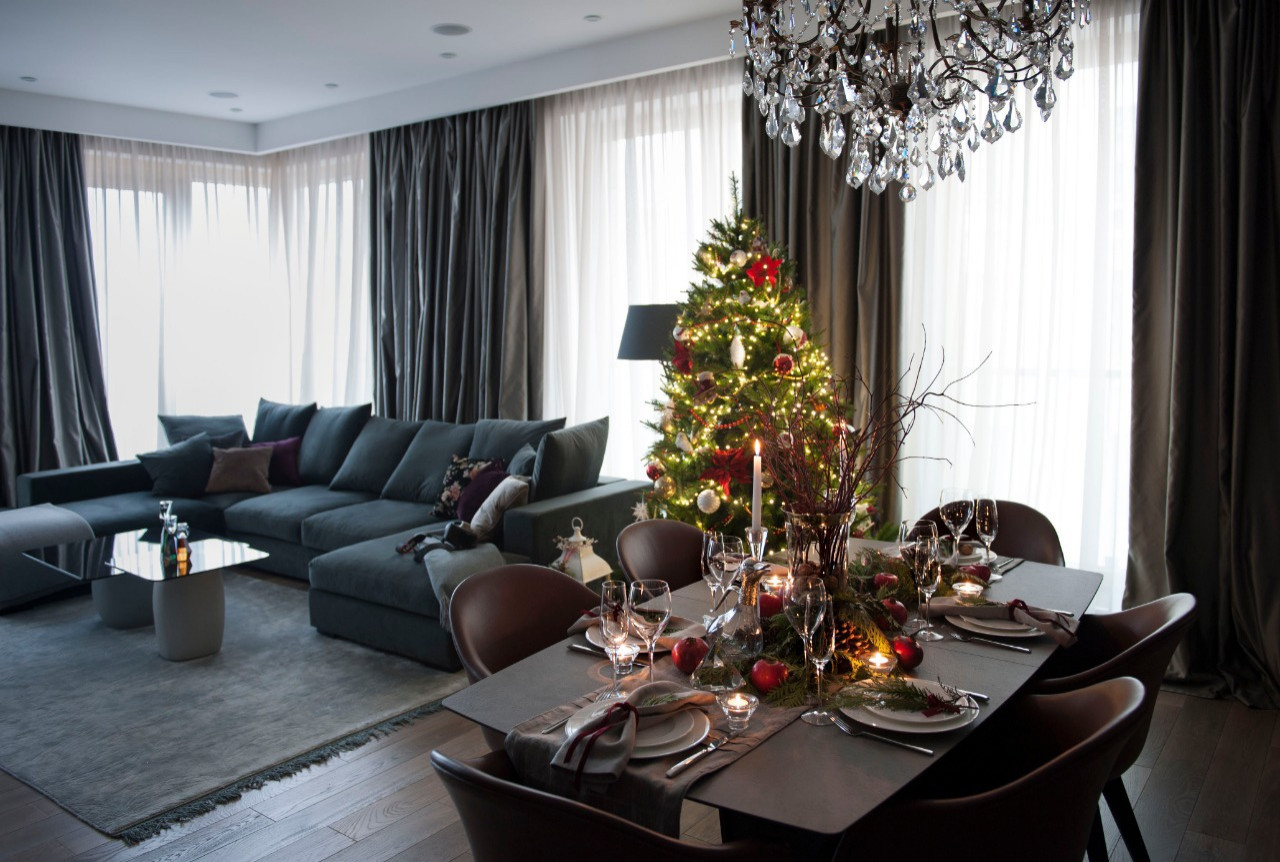 Обложка проекта: Новогодняя сервировка стола