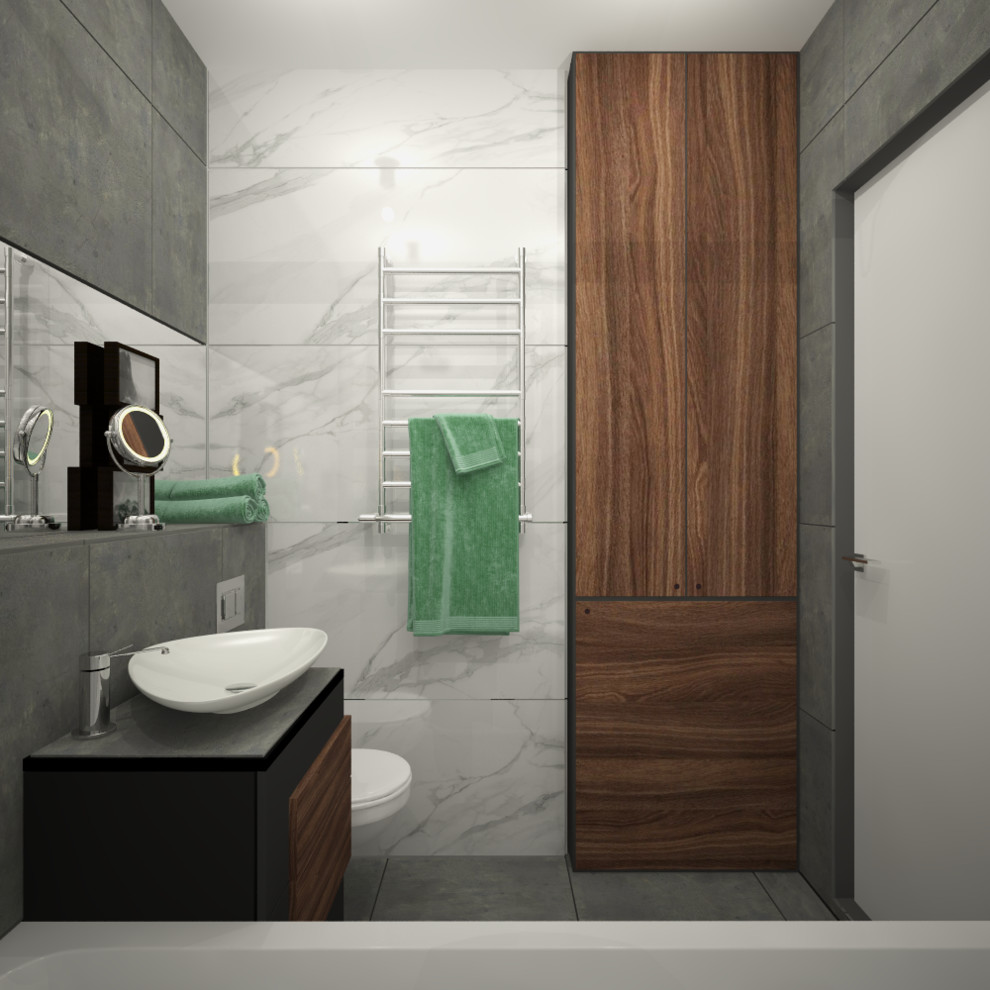 Ванная комната 2х комнатной квартиры, ЖК Стрижи