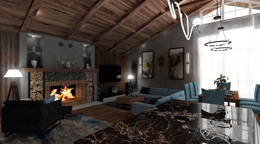 Дизайн-проект жилого дома в г. Пенза