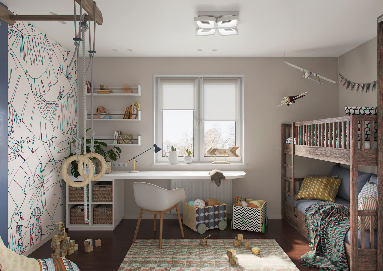Детская комната для мальчика/Children bedroom