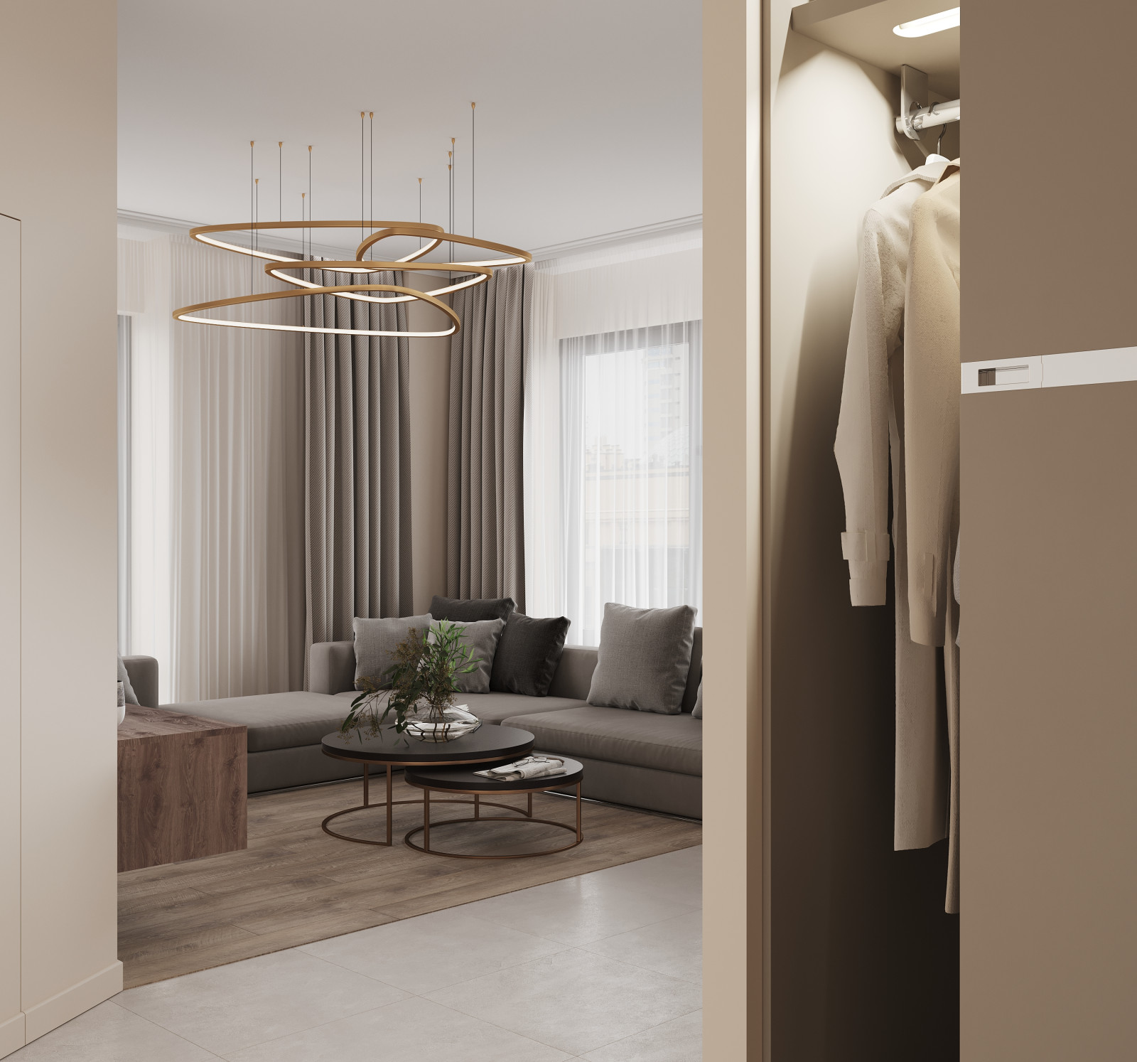 Обложка проекта: ЖК "I LOVE" г. Москва. Квартира 60 кв.м