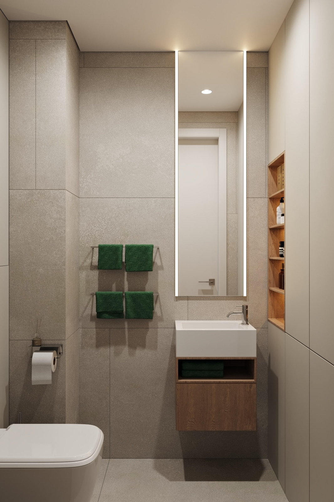 Дизайн интерьера квартиры в современном стиле в ЖК Селигер Сити, Москва