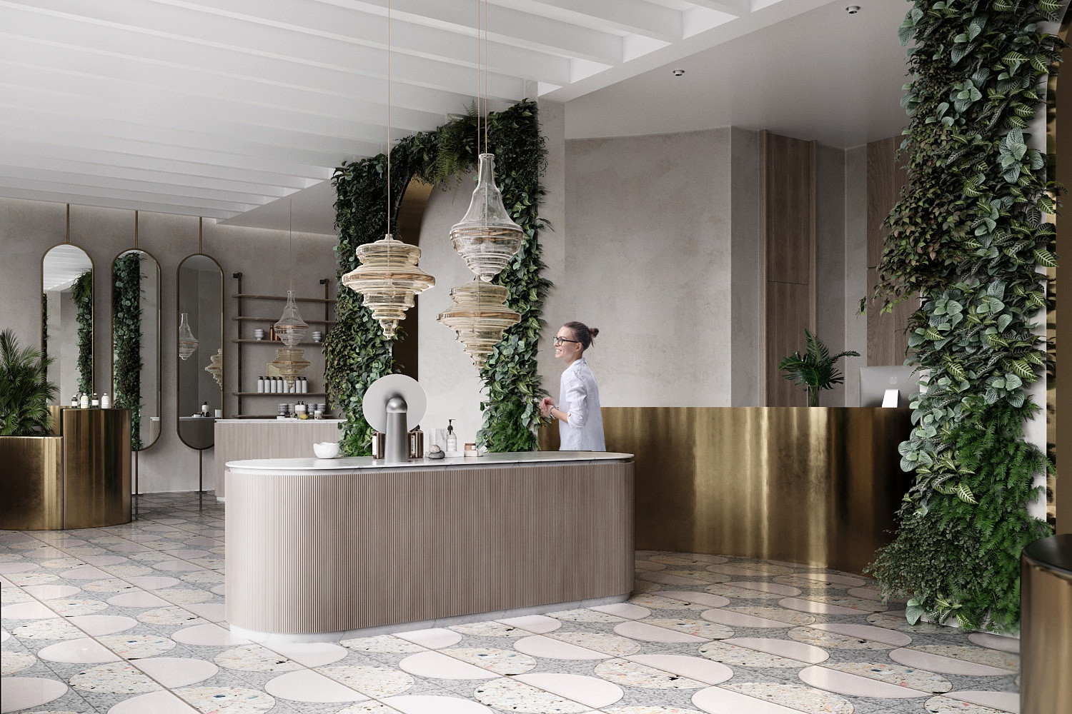 Обложка проекта: Дизайн-проект салона органической косметики