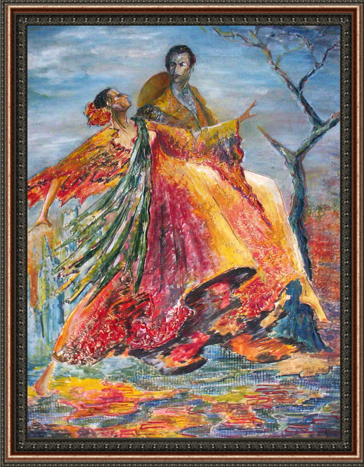 картина  ИСПАНСКИЙ  ТАНЕЦ  ФЛАМЕНКО