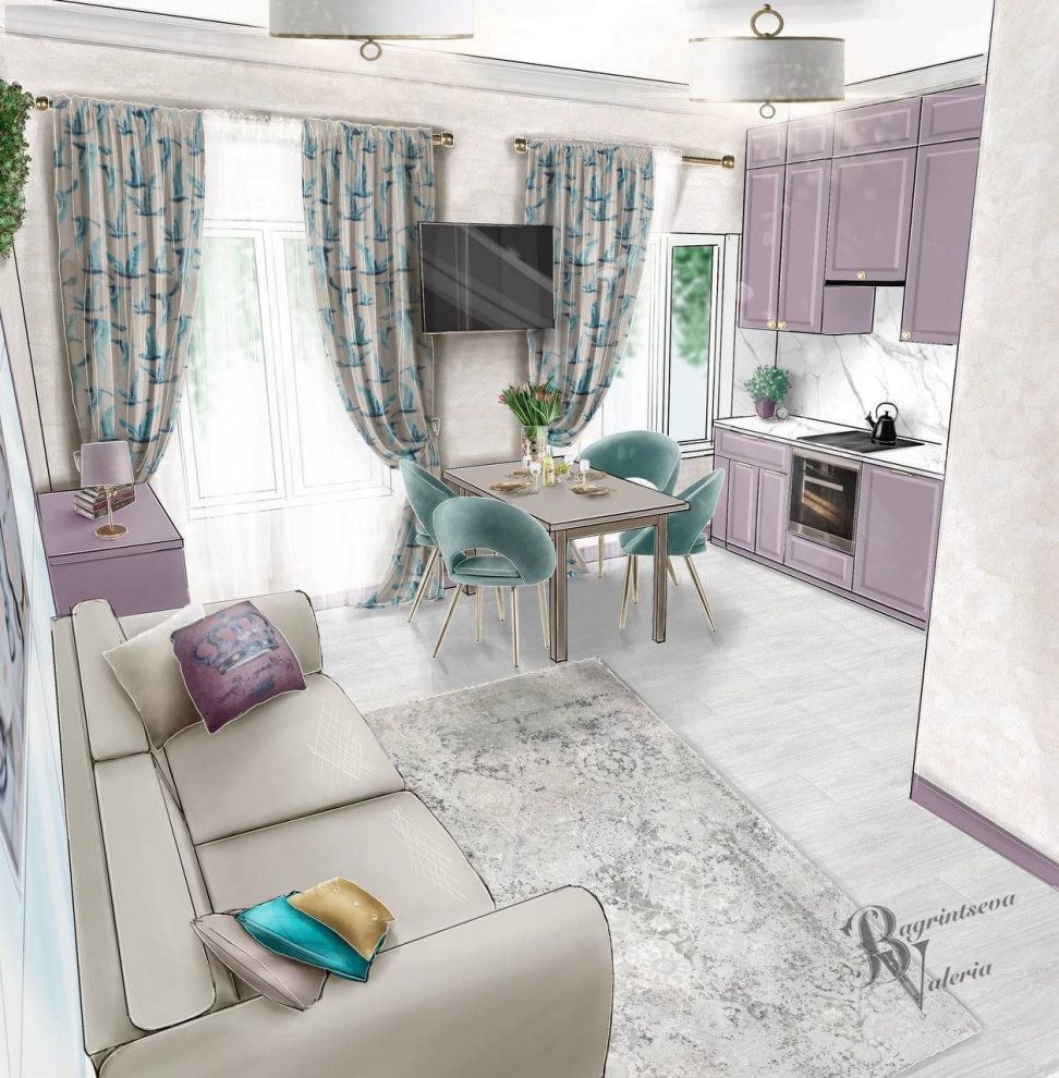 Обложка проекта: Квартира в Петергофе