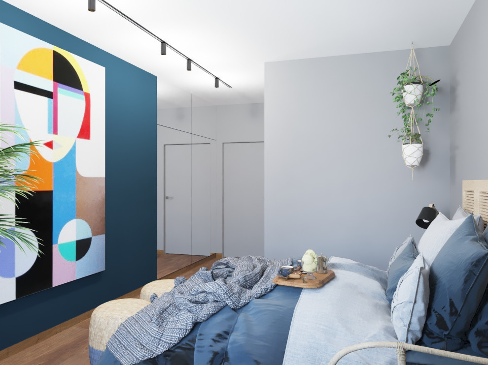 Лофт с абстракцией