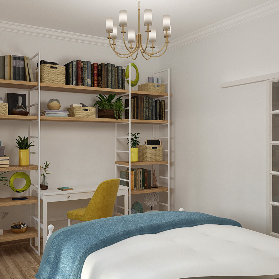 Яркий проект с мебелью и освещением ИКЕА