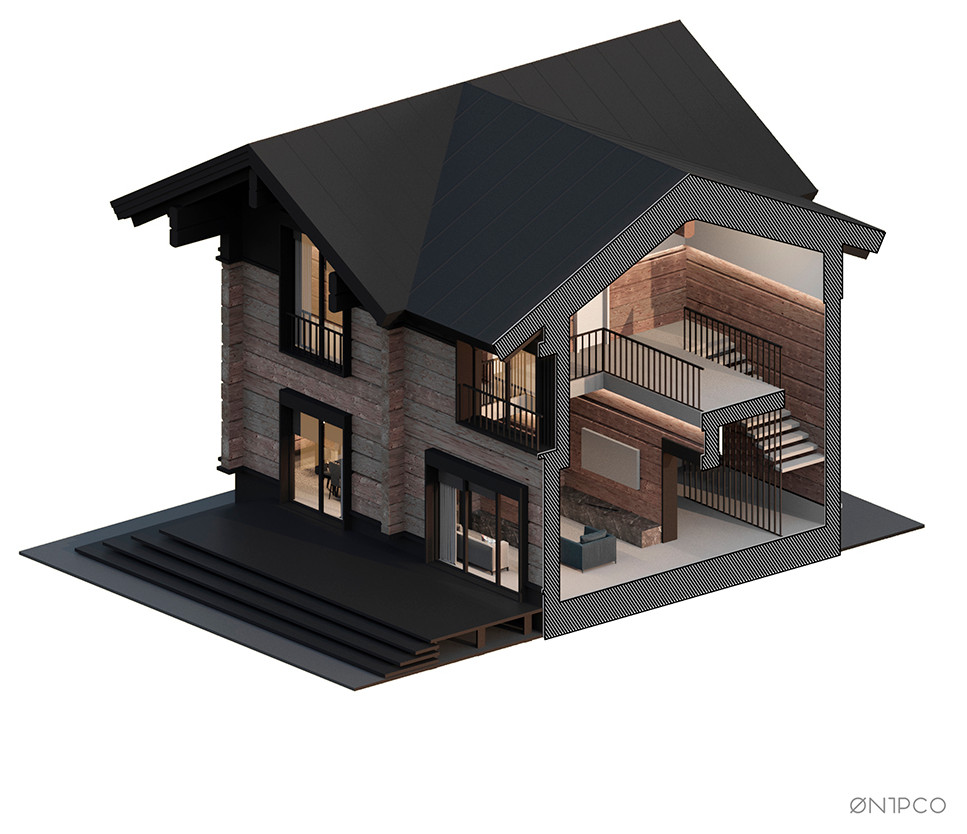 Дом из лафета / 220 м.кв