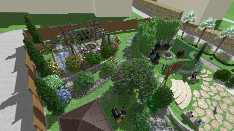 Общественная территория частной гостинницы