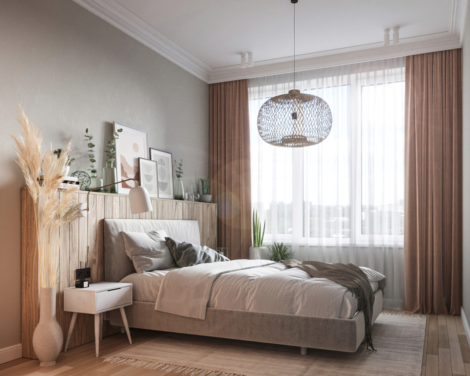 Young couple. Спальная комната