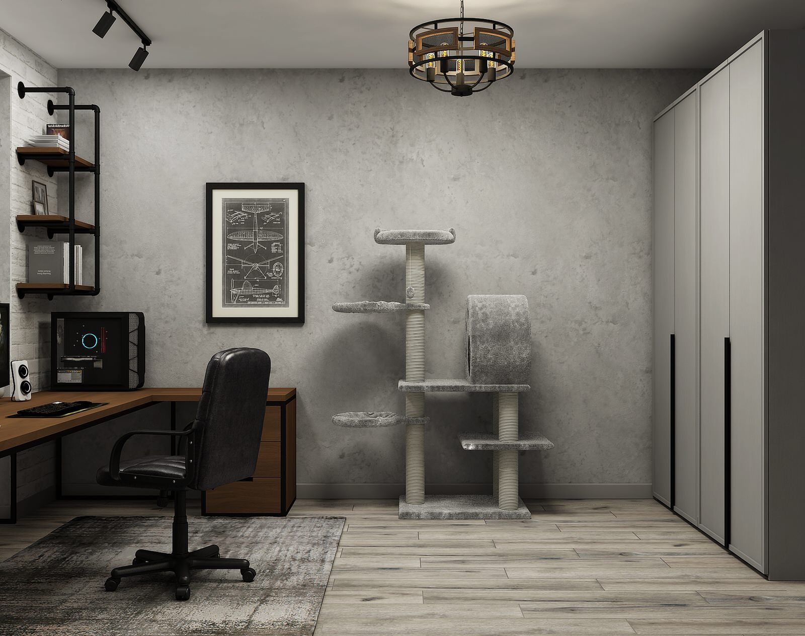 Проект квартиры 93,7 кв.м. г. Пятигорск 2021 год