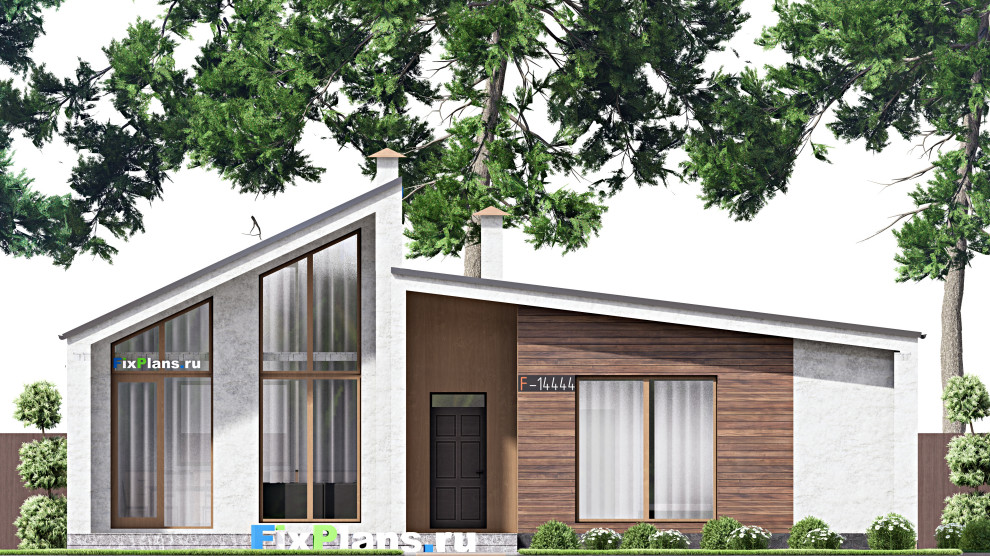 Проект одноэтажного дома 15х11м S111м2 F-14444