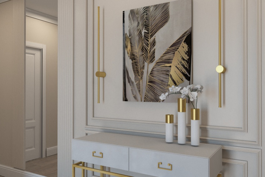 Двухэтажный дом для семьи с тремя детьми.