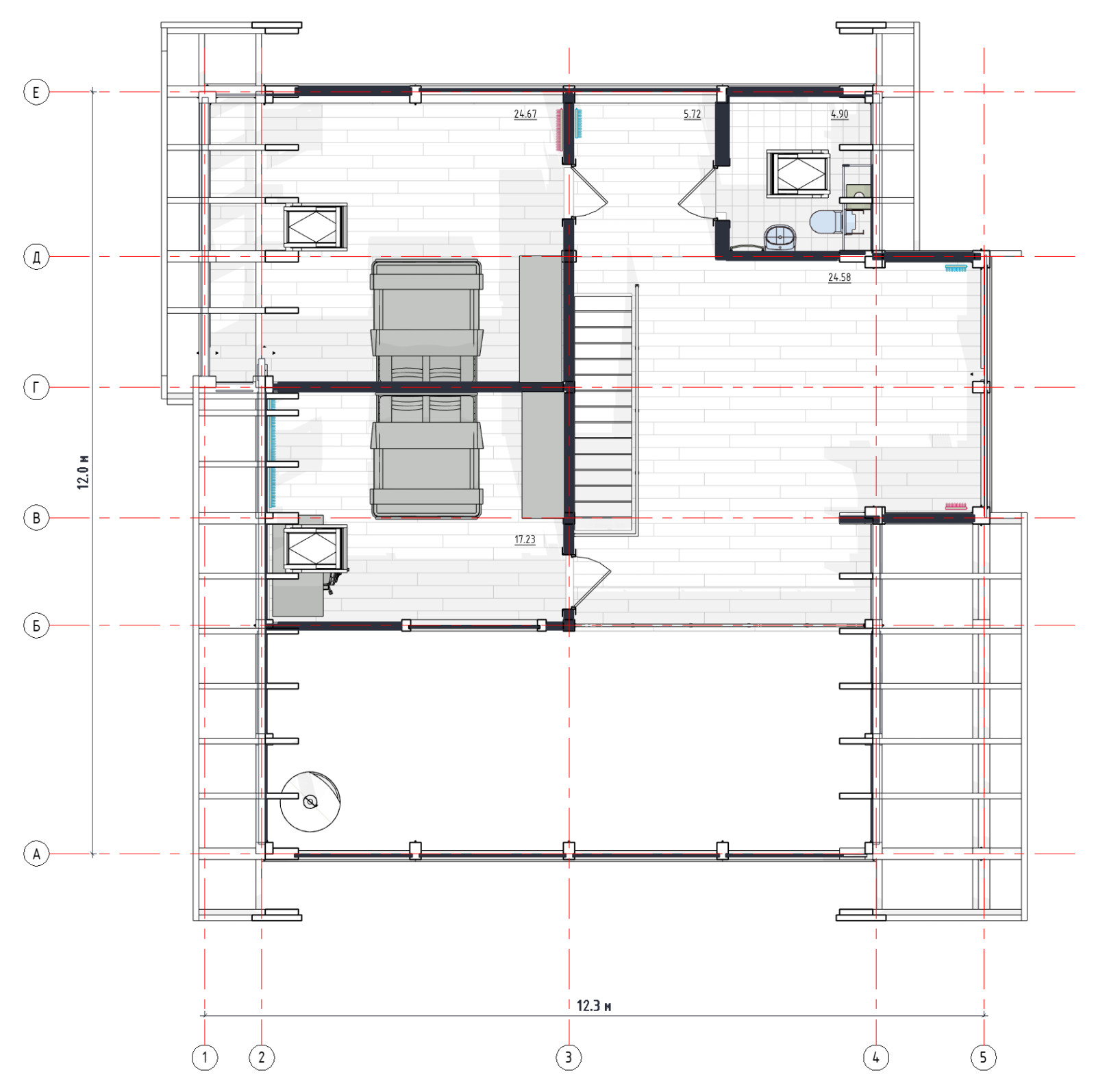 План 2 этажа