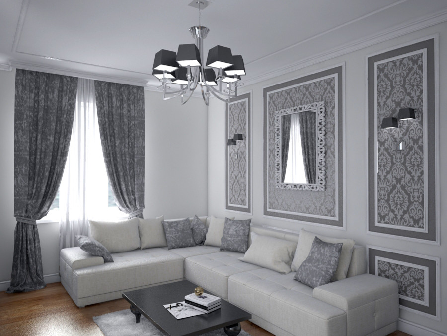 Дом в стиле неоклассики.